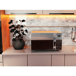 Microondas Philco 25L Plata Espejo PMO28S - 110V