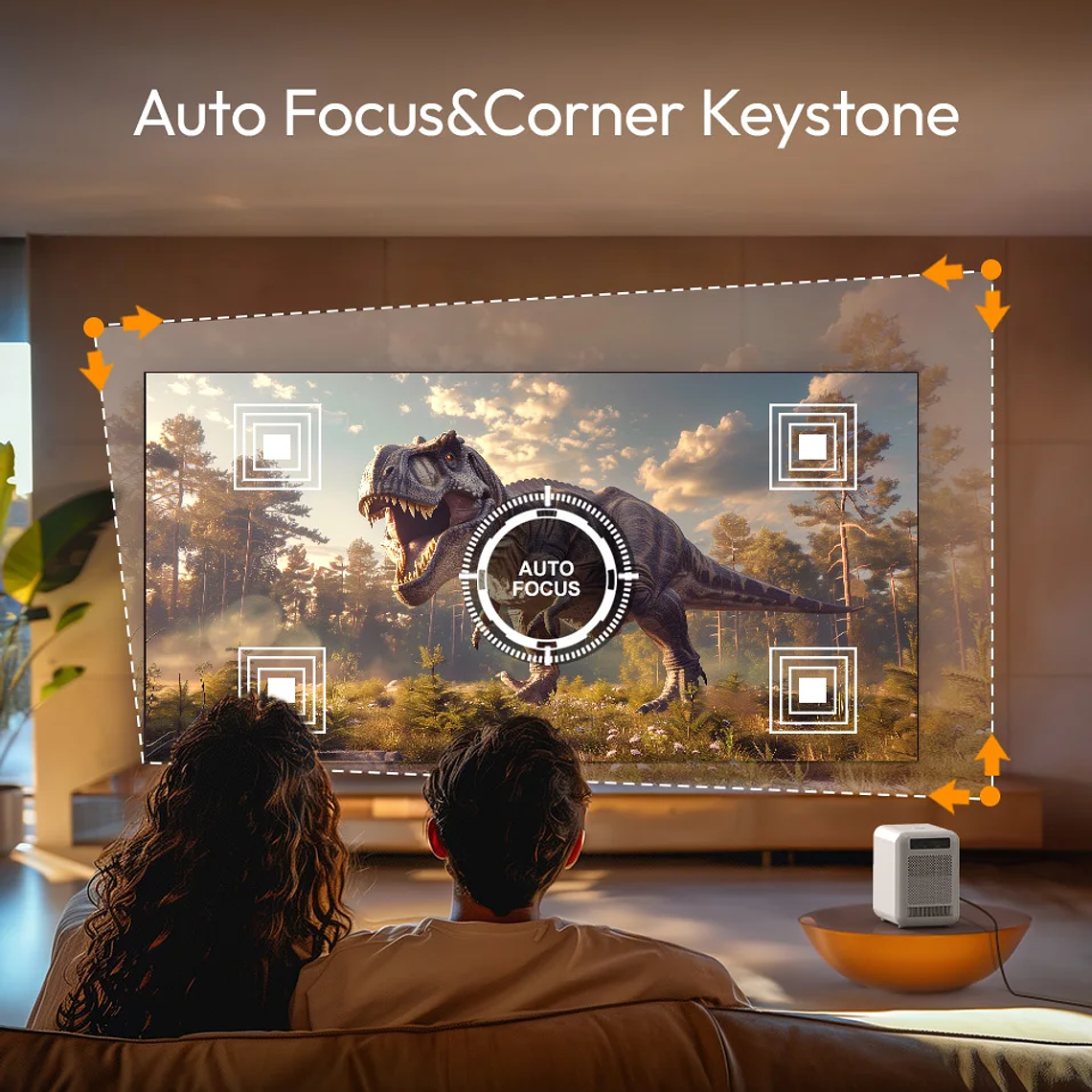 BYINTEK Full HD Mini proyector LOVE U4 1080P 4K Video 5G WIFI Android enfoque automático proyectores inteligentes portátiles cine en casa 16