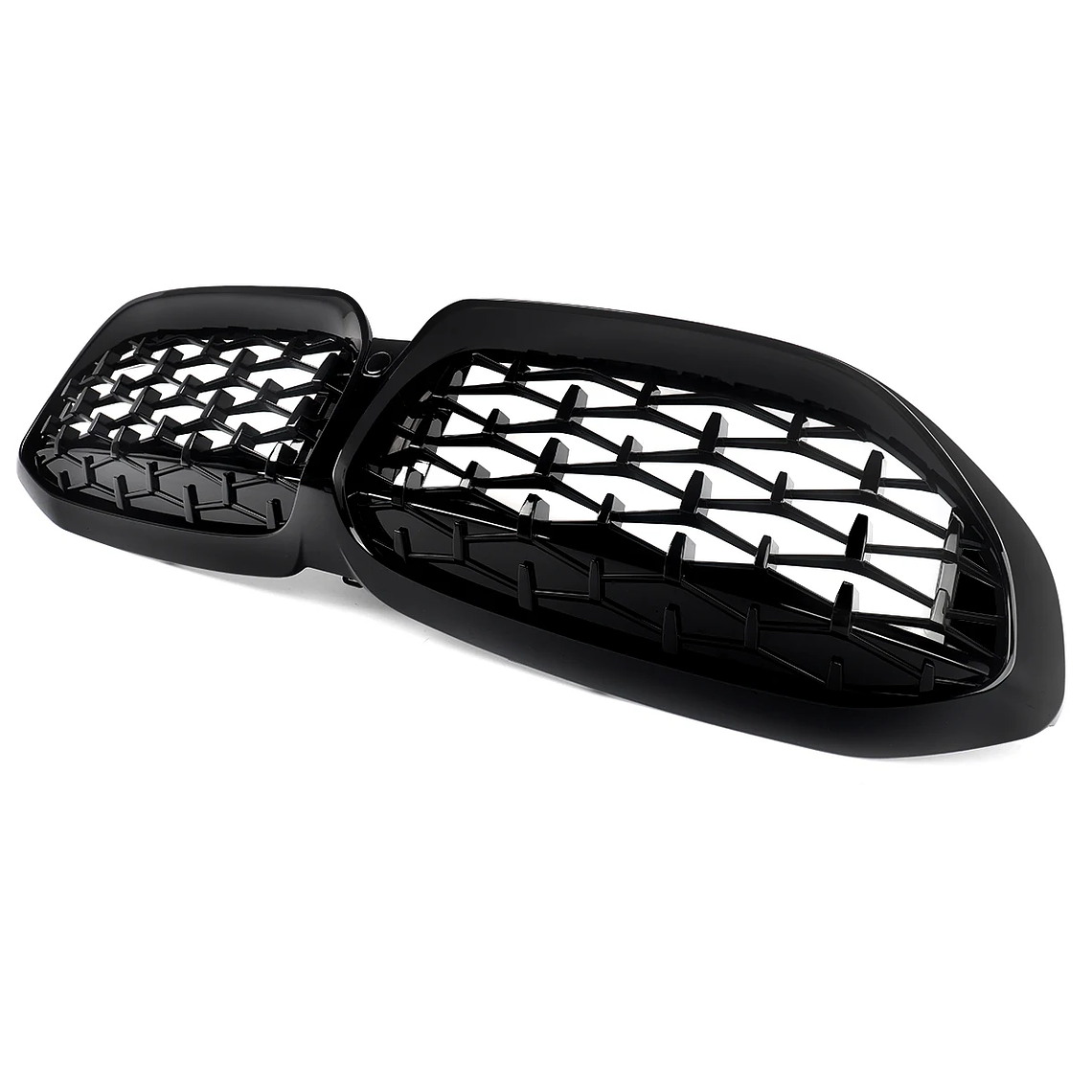 MAGICKIT para BMW Serie 3 G20 Berlina/G21 Estate 2018-2021 parrilla delantera de riñón con accesorios de coche negro brillante 11