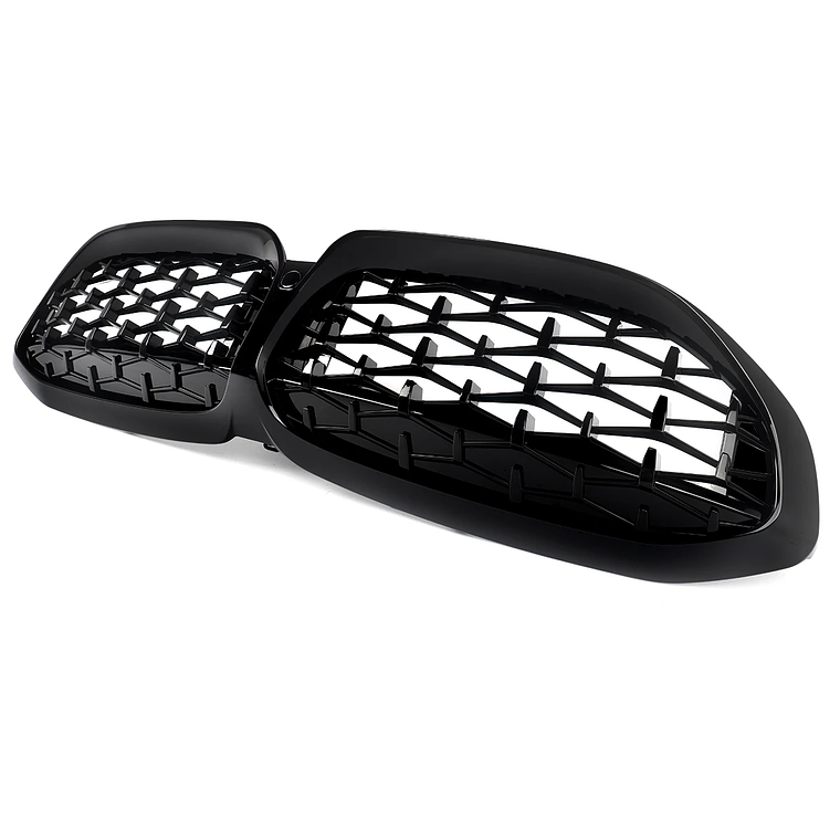 MAGICKIT para BMW Serie 3 G20 Berlina/G21 Estate 2018-2021 parrilla delantera de riñón con accesorios de coche negro brillante 11