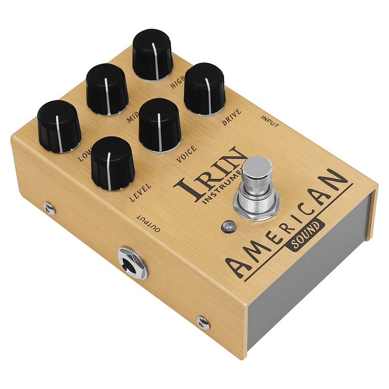 IRIN-Pedal de efecto de guitarra, altavoces de distorsión Overdrive, analógico, clásico, efecto Rock británico, Pedal de bajo eléctrico, True Bypass 12