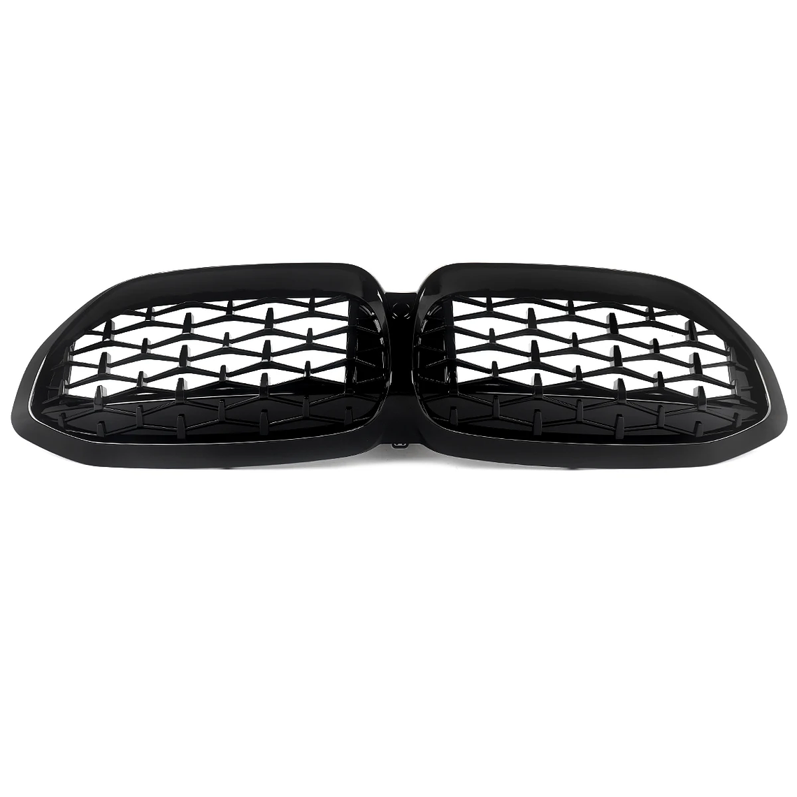 MAGICKIT para BMW Serie 3 G20 Berlina/G21 Estate 2018-2021 parrilla delantera de riñón con accesorios de coche negro brillante 13