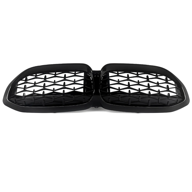 MAGICKIT para BMW Serie 3 G20 Berlina/G21 Estate 2018-2021 parrilla delantera de riñón con accesorios de coche negro brillante 13