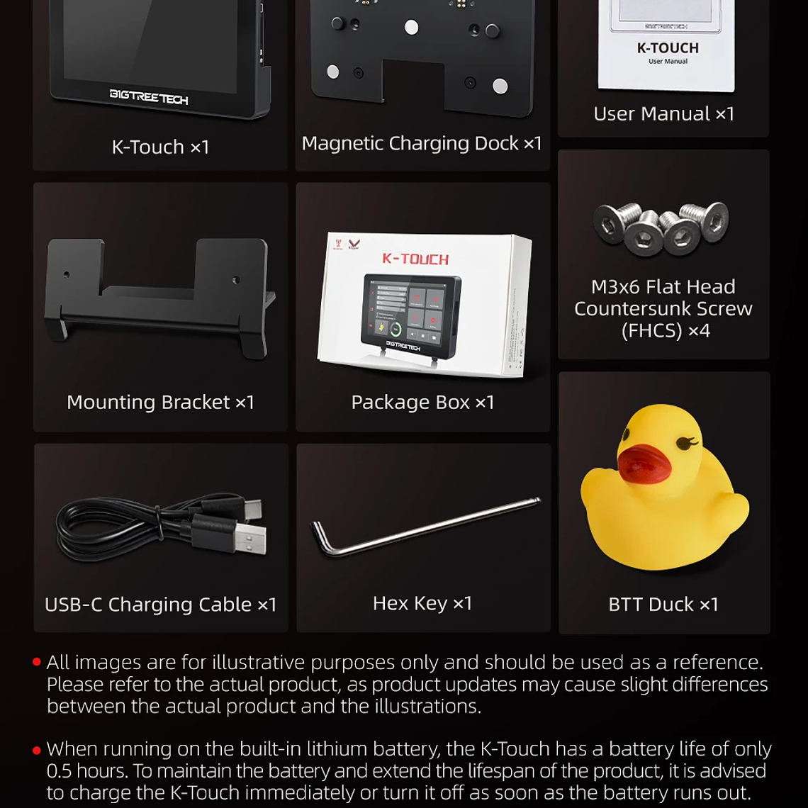 BIGTREETECH K-TOUCH 5 pulgadas pantalla táctil Control inalámbrico impresoras Klipper actualización para Voron 2,4 Creality K1 Ender 3 V1 VzBot 22