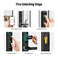 Cerradura biométrica de aluminio con aplicación Ttlock de Brasil, manija de puerta con huella dactilar Aleax, cerradura Digital sin llave para cerradura inteligente deslizante de vidrio - thumbnail 13