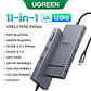 UGREEN Dual HDMI USB-C HUB 8K 4K HDMI Adaptador 10 en 1 Divisor con RJ45 USB3.0 PD 100W Dock para MacBook Pro Air Laptop USB HUB - Miniatura 8