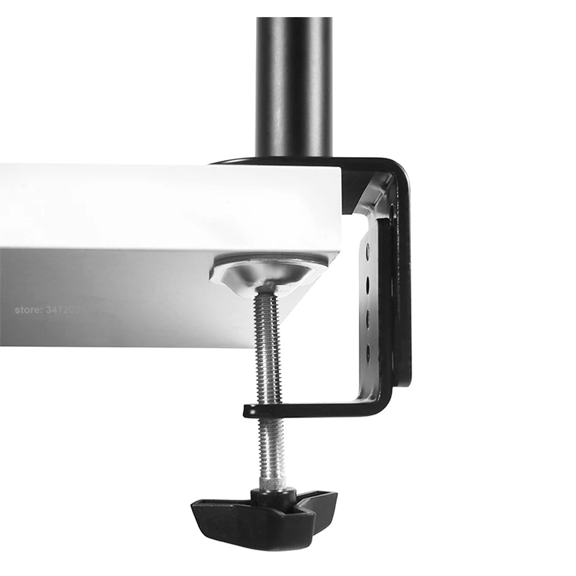 Soporte de abrazadera M051 para ordenador, base de ojal de movimiento completo, rotación de 360 grados, brazo largo para Monitor de 10 a 27 pulgadas, 9,9 kg 2