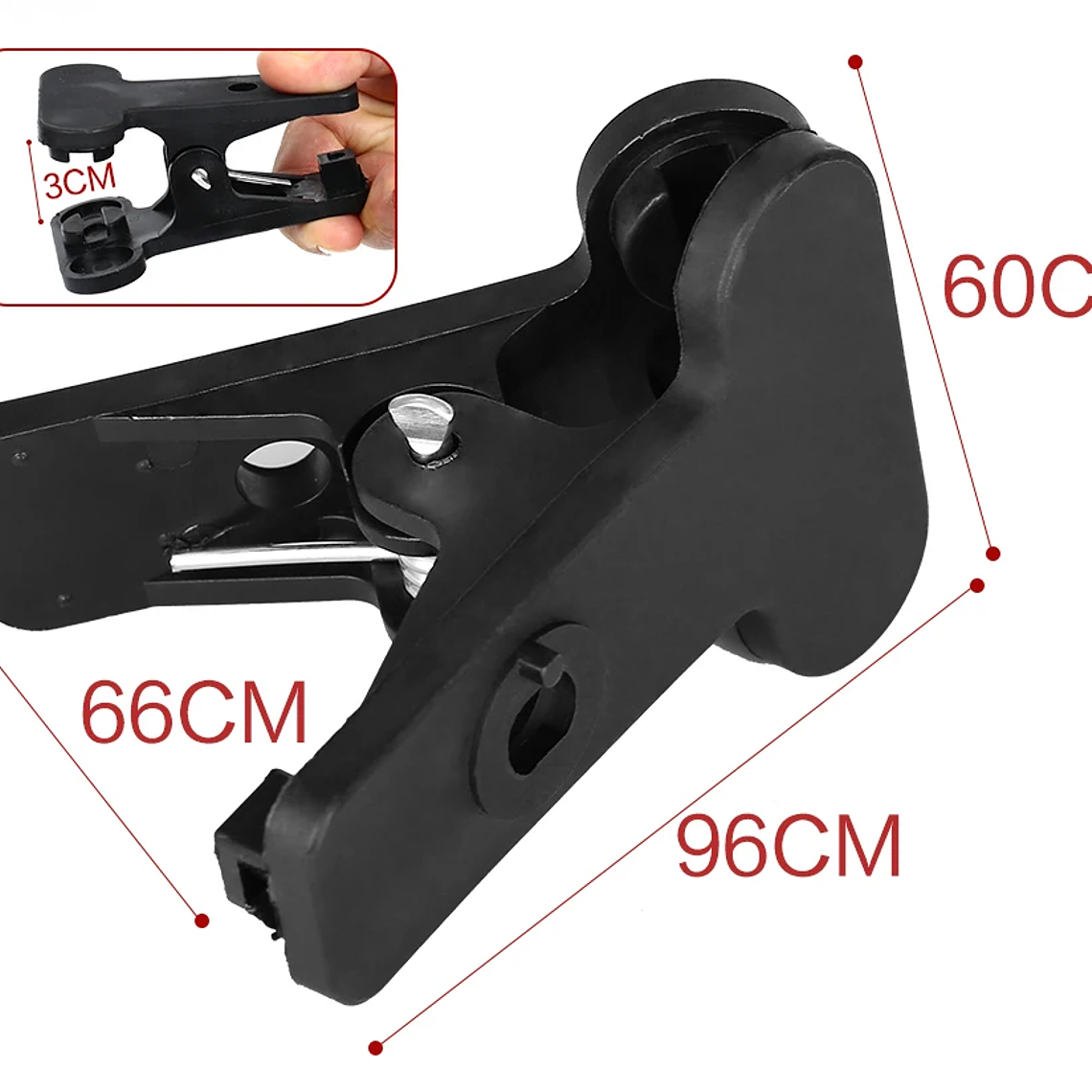 Sistema de Soporte para Fondos de Fotografía SH, Kit de Soporte para Telones de Fondo con Bolsa de Transporte para Fondos de Muselina, Papel y Lienzo 21
