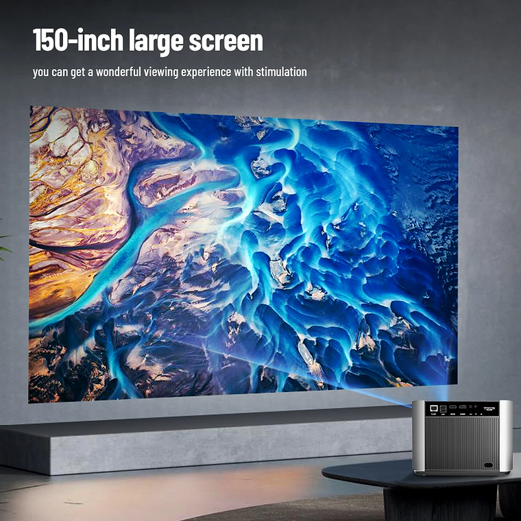 Proyector ThundeaL TDA6 Full HD 1080P, Video 4K, WiFi 5G, Proyector Android FHD TDA6W, Cine en Casa, Teléfono Inteligente 3D, Proyector Portátil 21