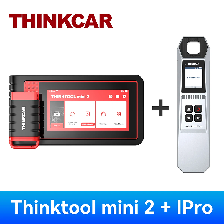 THINKCAR THINKTOOL MINI 2 CANFD Herramientas de diagnóstico automático para automóviles Escáner OBD2 Herramienta de escaneo bidireccional 28 restablecimientos Diagnóstico completo del sistema 10