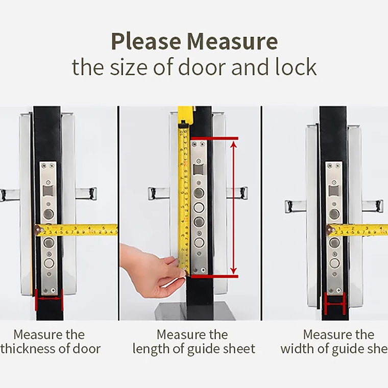 Cerradura biométrica de aluminio con aplicación Ttlock de Brasil, manija de puerta con huella dactilar Aleax, cerradura Digital sin llave para cerradura inteligente deslizante de vidrio 17