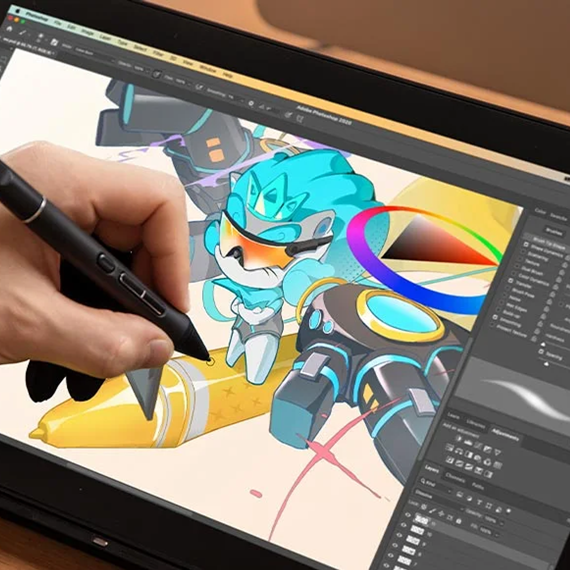 Huion Tablet Kamvas 13 (Gen 3) Tabletas gráficas Monitor 16K niveles de presión Pantalla de 13,3 pulgadas Pantalla de dibujo PenTech 4.0 Stylus 26