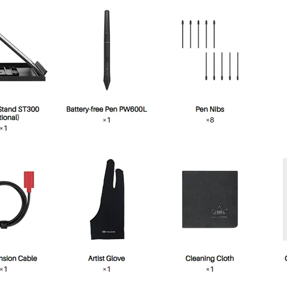 Huion Tablet Kamvas 13 (Gen 3) Tabletas gráficas Monitor 16K niveles de presión Pantalla de 13,3 pulgadas Pantalla de dibujo PenTech 4.0 Stylus 30