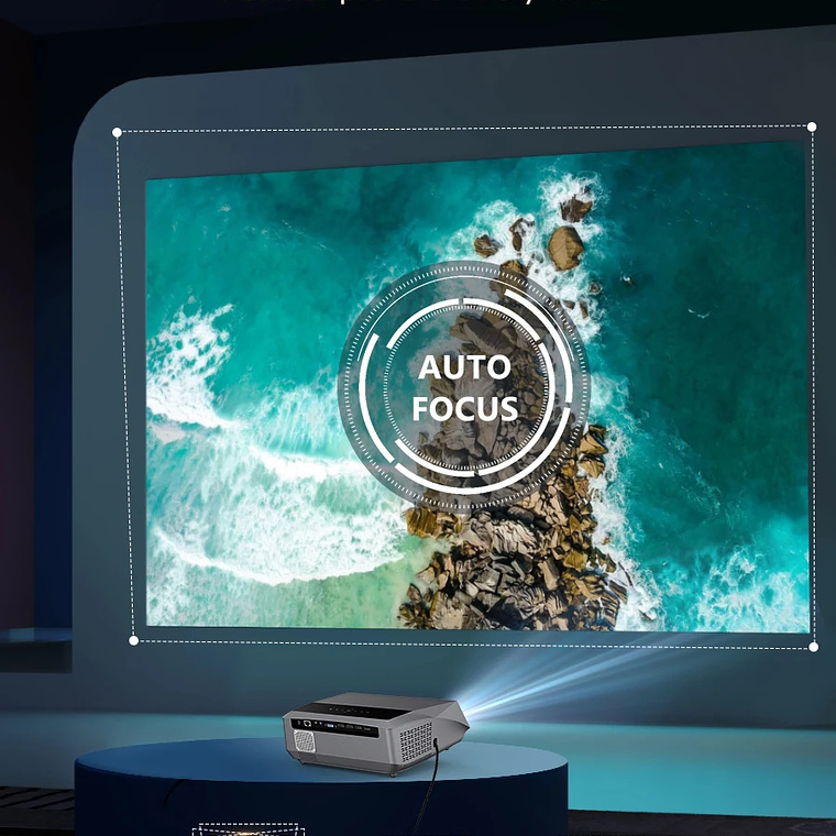 Proyector de películas 4K con enfoque automático, 3500 ANSI, wifi 2.4+5G, bluetooth, 1080P Full HD HDR, Android TV, proyector de video para uso diurno, cine en casa 21