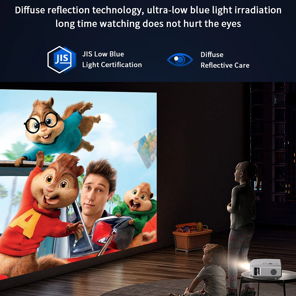 Proyector de películas 4K con enfoque automático, 3500 ANSI, wifi 2.4+5G, bluetooth, 1080P Full HD HDR, Android TV, proyector de video para uso diurno, cine en casa 27