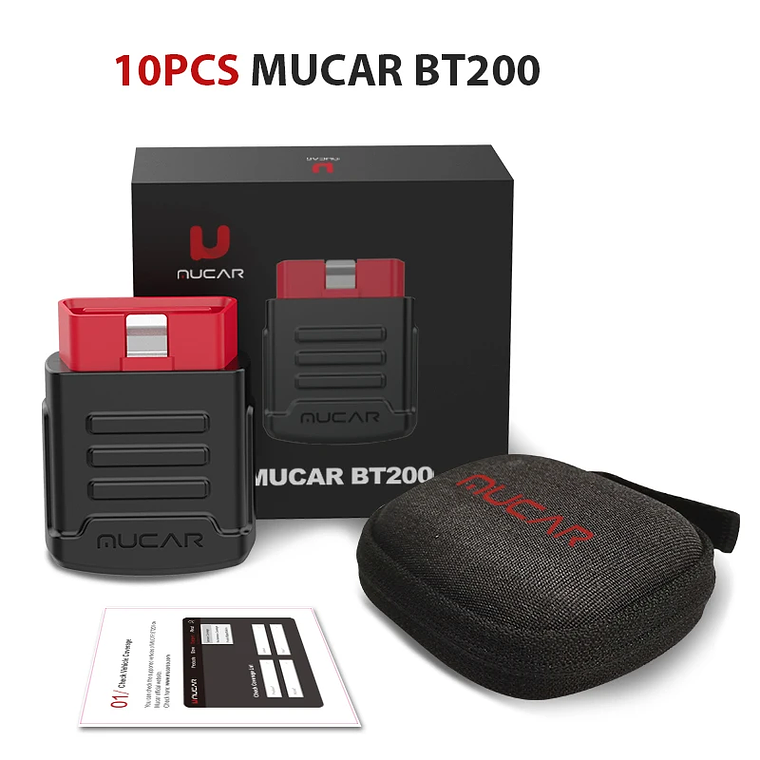 MUCAR BT200 & BT200 Pro Obd 2 herramientas de diagnóstico automotriz Mucar BT200 Bluetooth obd2 escáner Auto todos los sistemas diagnóstico 15 reinicio herramienta mecánica 8
