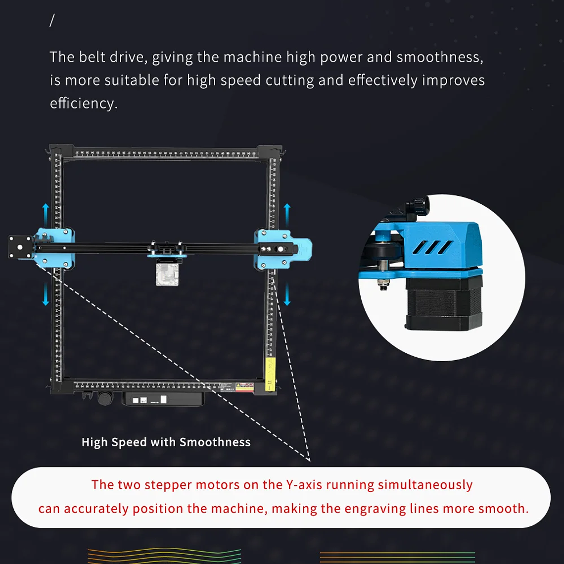Grabador láser TwoTrees TTS-10 Pro TTS-55 Pro 40W/80W máquina de corte de grabado láser para carpintería para acero inoxidable acrílico 20