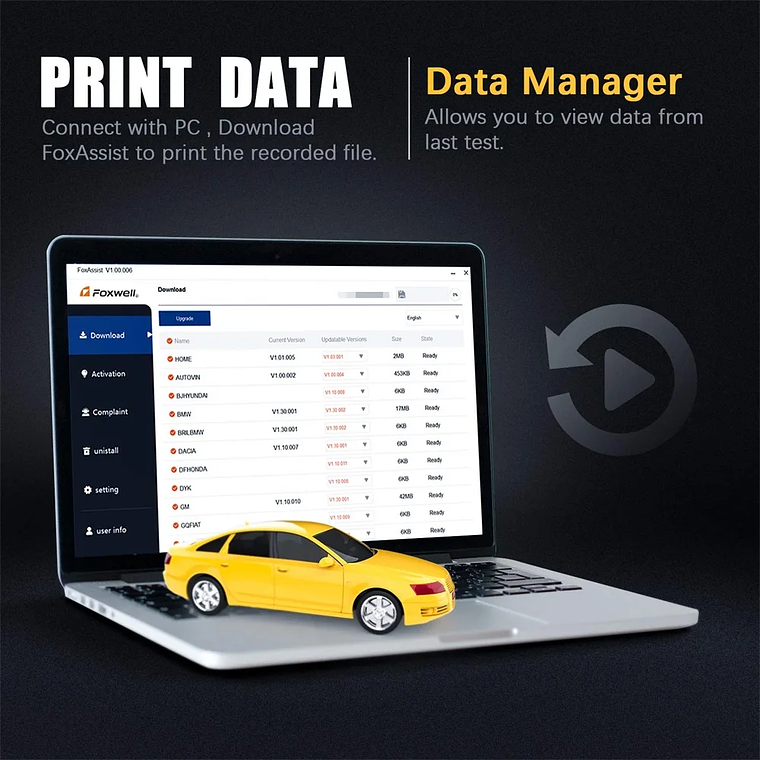 FOXWELL-escáner automotriz NT630 Plus OBD2, lector de código de reinicio de aceite, ABS, sangrado, SRS, SAS, bidireccional, herramienta de diagnóstico de coche 19