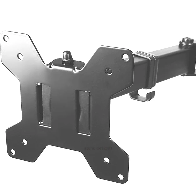 Soporte de abrazadera M051 para ordenador, base de ojal de movimiento completo, rotación de 360 grados, brazo largo para Monitor de 10 a 27 pulgadas, 9,9 kg 14