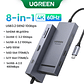 UGREEN Dual HDMI USB-C HUB 8K 4K HDMI Adaptador 10 en 1 Divisor con RJ45 USB3.0 PD 100W Dock para MacBook Pro Air Laptop USB HUB - Miniatura 17