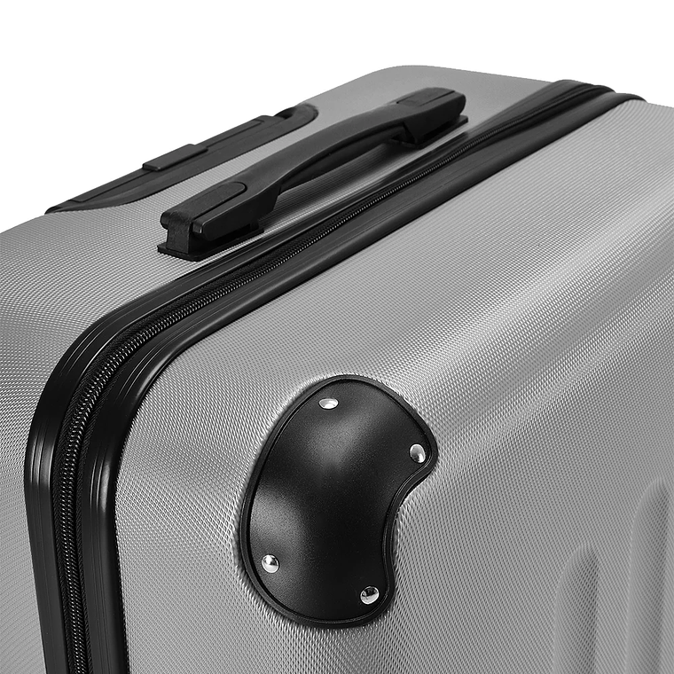 Maleta de viaje rígida, Maleta ligera con ruedas giratorias, 20