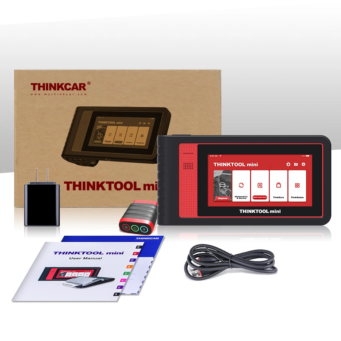 THINKCAR THINKTOOL MINI 2 CANFD Herramientas de diagnóstico automático para automóviles Escáner OBD2 Herramienta de escaneo bidireccional 28 restablecimientos Diagnóstico completo del sistema 21