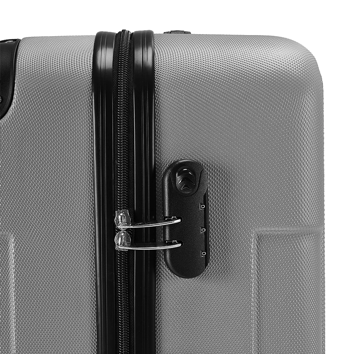 Maleta de viaje rígida, Maleta ligera con ruedas giratorias, 20