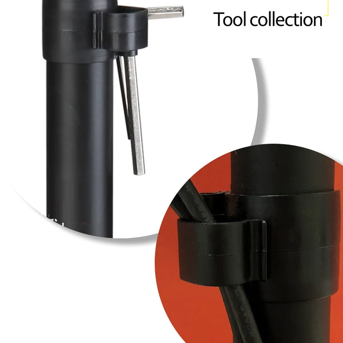 Soporte de abrazadera M051 para ordenador, base de ojal de movimiento completo, rotación de 360 grados, brazo largo para Monitor de 10 a 27 pulgadas, 9,9 kg 17