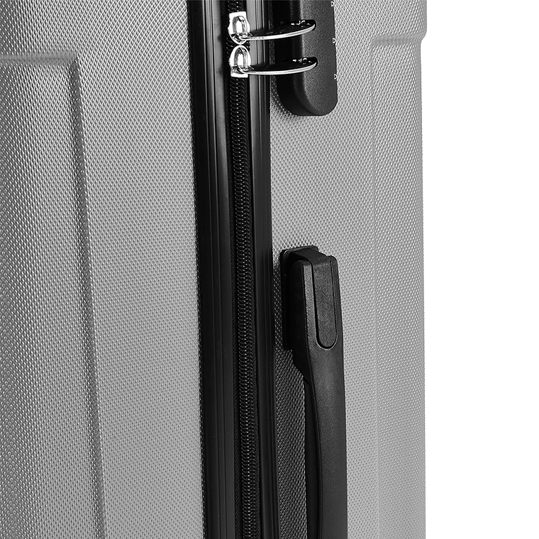 Maleta de viaje rígida, Maleta ligera con ruedas giratorias, 20