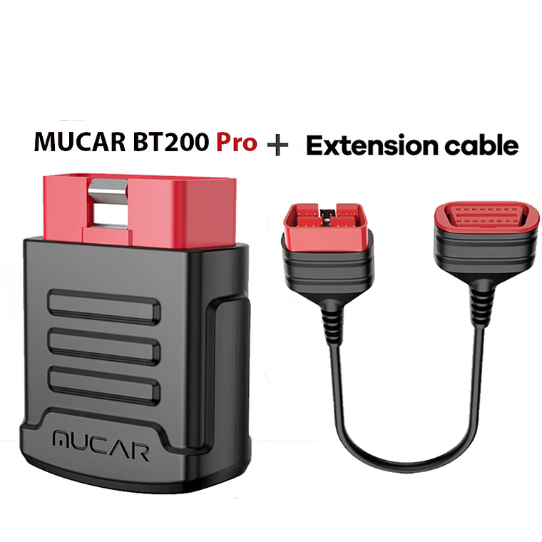 MUCAR BT200 & BT200 Pro Obd 2 herramientas de diagnóstico automotriz Mucar BT200 Bluetooth obd2 escáner Auto todos los sistemas diagnóstico 15 reinicio herramienta mecánica 12