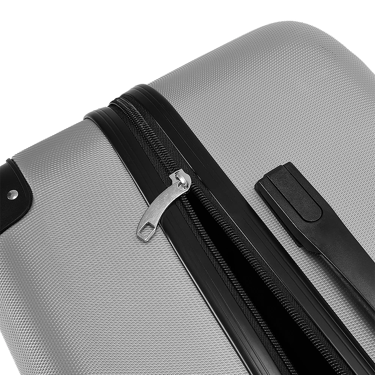 Maleta de viaje rígida, Maleta ligera con ruedas giratorias, 20