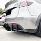 Labio difusor de parachoques trasero para Tesla Model Y 2018-2025, Kit de Protector divisor de soporte de placa de alerón inferior de maletero - Miniatura 9