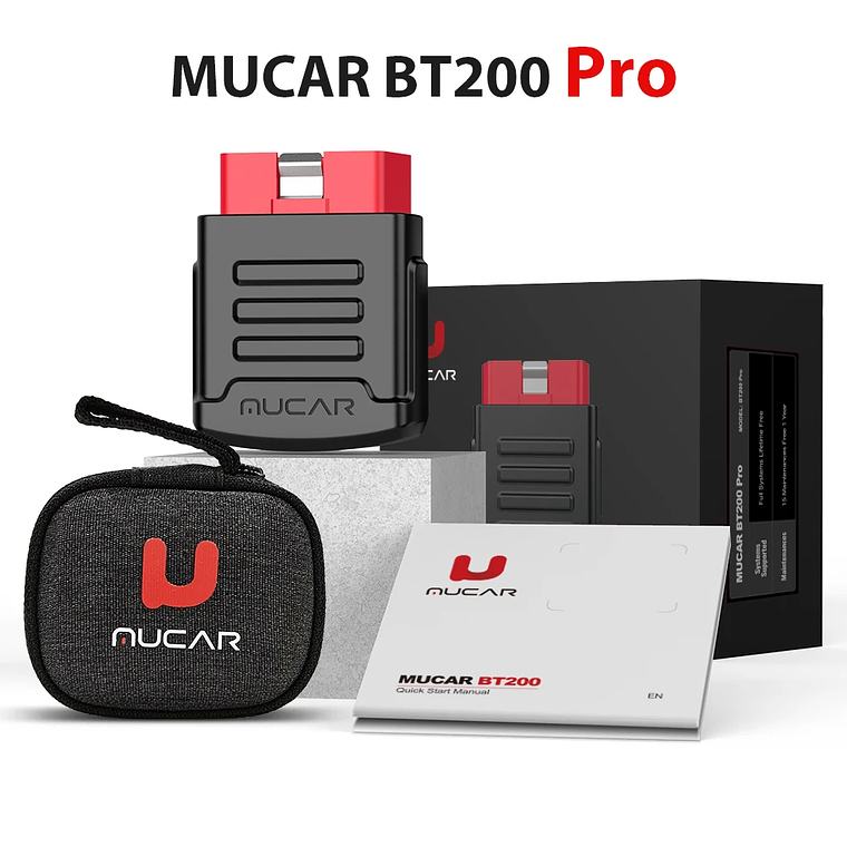 MUCAR BT200 & BT200 Pro Obd 2 herramientas de diagnóstico automotriz Mucar BT200 Bluetooth obd2 escáner Auto todos los sistemas diagnóstico 15 reinicio herramienta mecánica 14