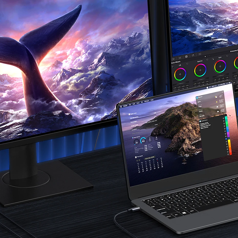 UGREEN Dual HDMI USB-C HUB 8K 4K HDMI Adaptador 10 en 1 Divisor con RJ45 USB3.0 PD 100W Dock para MacBook Pro Air Laptop USB HUB 23