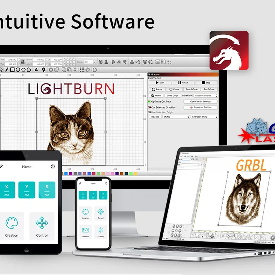 Grabador láser TwoTrees TTS-10 Pro TTS-55 Pro 40W/80W máquina de corte de grabado láser para carpintería para acero inoxidable acrílico 23