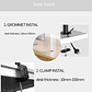 Soporte de abrazadera M051 para ordenador, base de ojal de movimiento completo, rotación de 360 grados, brazo largo para Monitor de 10 a 27 pulgadas, 9,9 kg - thumbnail 20