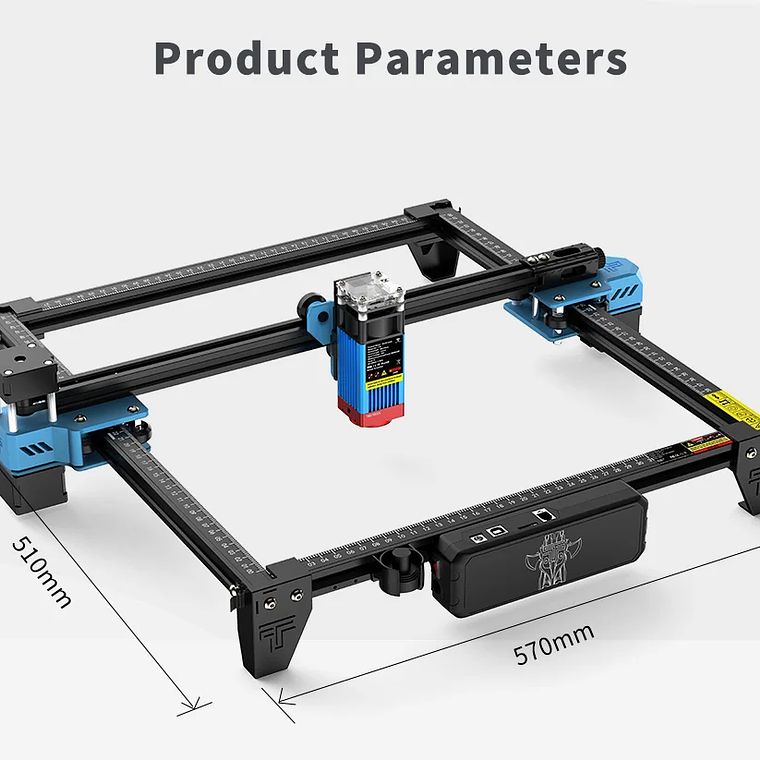 Grabador láser TwoTrees TTS-10 Pro TTS-55 Pro 40W/80W máquina de corte de grabado láser para carpintería para acero inoxidable acrílico 28