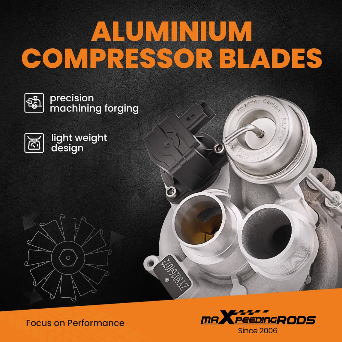 Cargador Turbo Billet K03 para Mini Cooper Countryman Paceman Coupe 1.6L R55 R61 53039880181 16