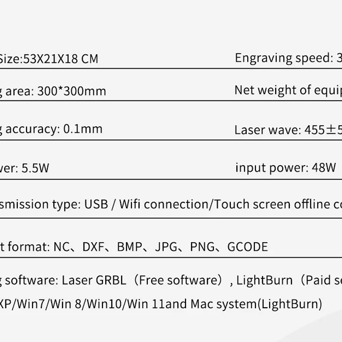 Grabador láser TwoTrees TTS-10 Pro TTS-55 Pro 40W/80W máquina de corte de grabado láser para carpintería para acero inoxidable acrílico 29