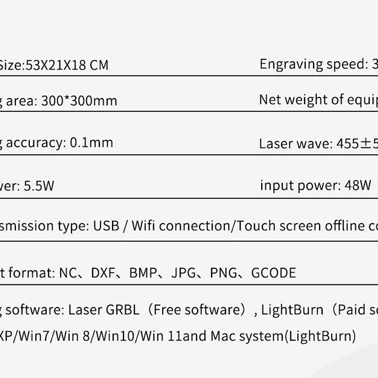 Grabador láser TwoTrees TTS-10 Pro TTS-55 Pro 40W/80W máquina de corte de grabado láser para carpintería para acero inoxidable acrílico 29