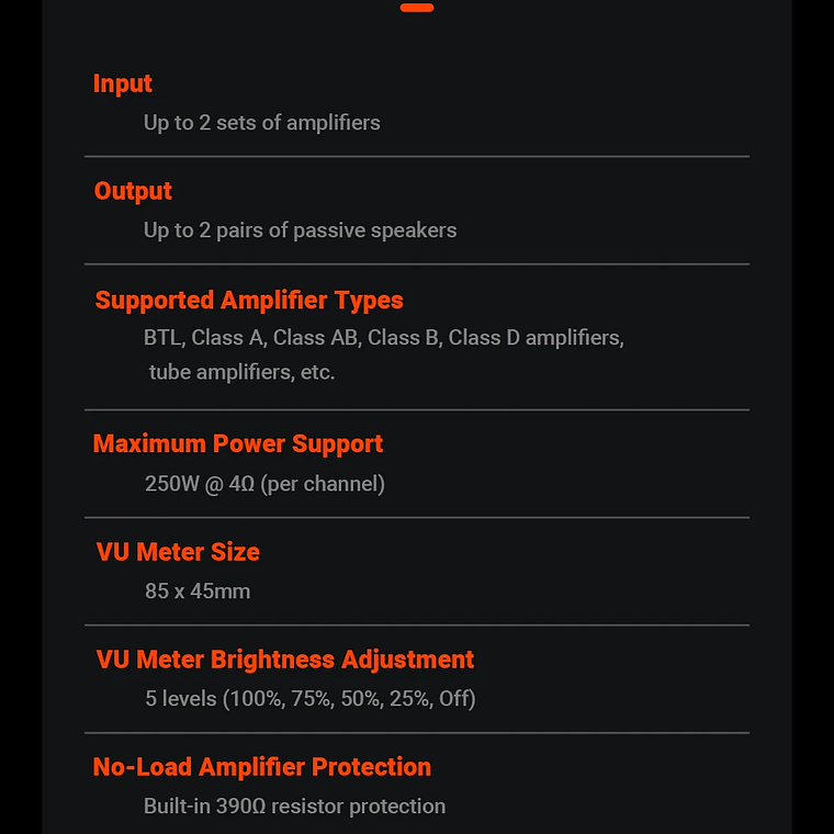 Fosi Audio LC30 amplificador conmutador de altavoz 2 en 2 salidas doble medidor de VU analógico caja conmutador de Audio con pantalla de Panel DB con control remoto 27