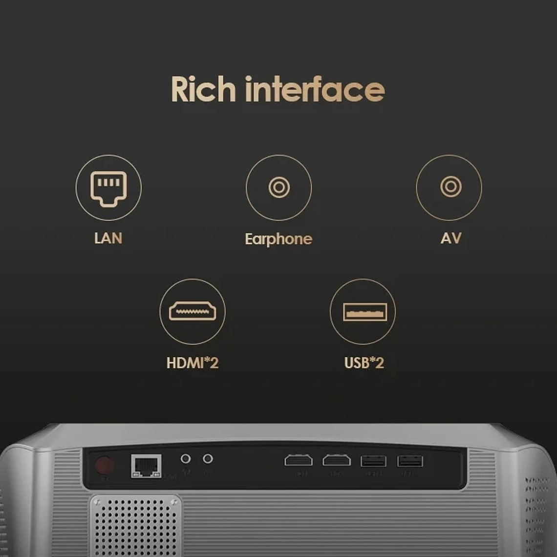 Proyector de películas 4K con enfoque automático, 3500 ANSI, wifi 2.4+5G, bluetooth, 1080P Full HD HDR, Android TV, proyector de video para uso diurno, cine en casa 36