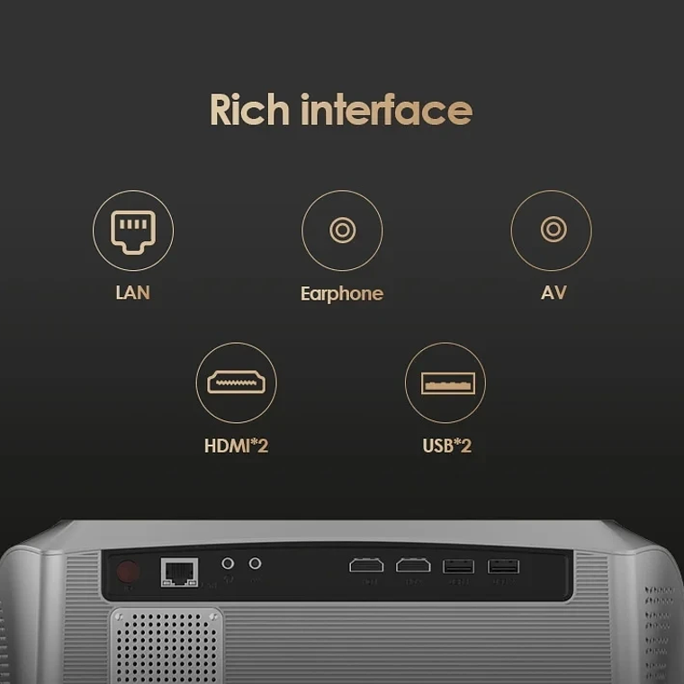 Proyector de películas 4K con enfoque automático, 3500 ANSI, wifi 2.4+5G, bluetooth, 1080P Full HD HDR, Android TV, proyector de video para uso diurno, cine en casa 36