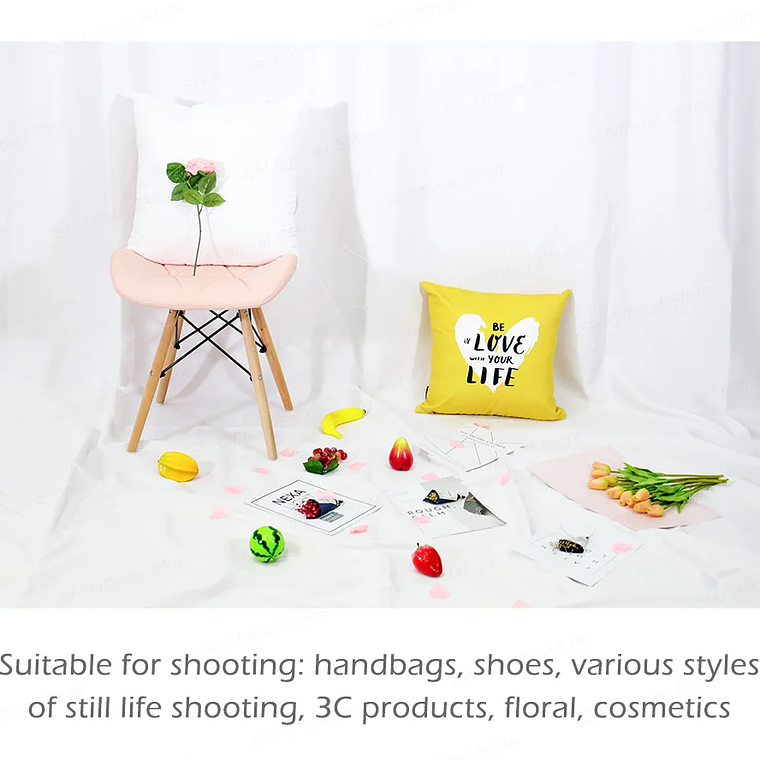 SHAluminum telón de fondo soporte marco sistema de soporte muselina pantalla verde con bolsa OXford para fotografía estudio fotográfico vídeo 20