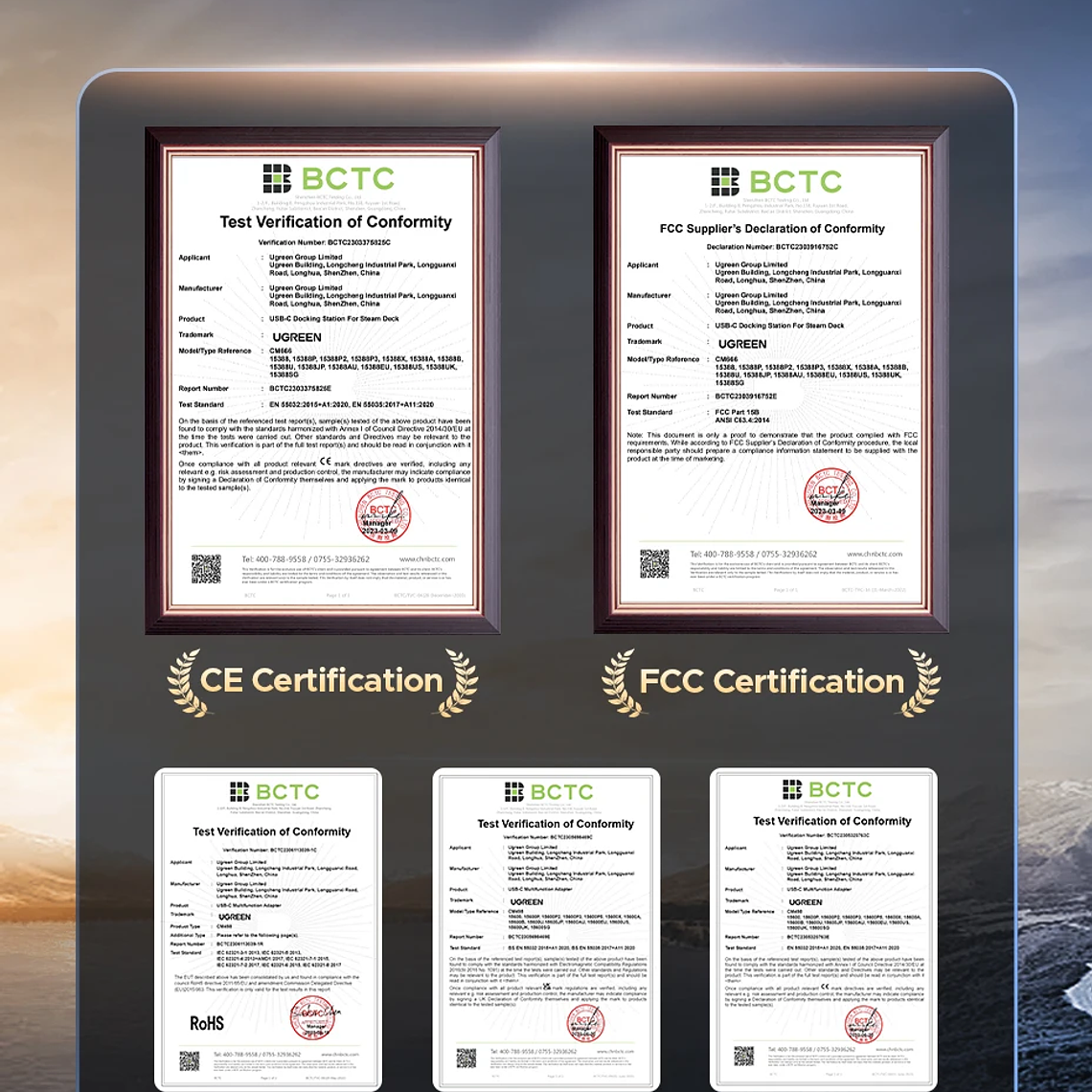 UGREEN Dual HDMI USB-C HUB 8K 4K HDMI Adaptador 10 en 1 Divisor con RJ45 USB3.0 PD 100W Dock para MacBook Pro Air Laptop USB HUB 36