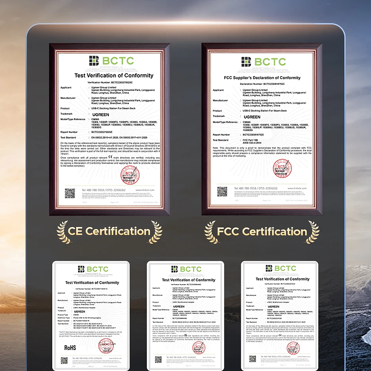 UGREEN Dual HDMI USB-C HUB 8K 4K HDMI Adaptador 10 en 1 Divisor con RJ45 USB3.0 PD 100W Dock para MacBook Pro Air Laptop USB HUB 36