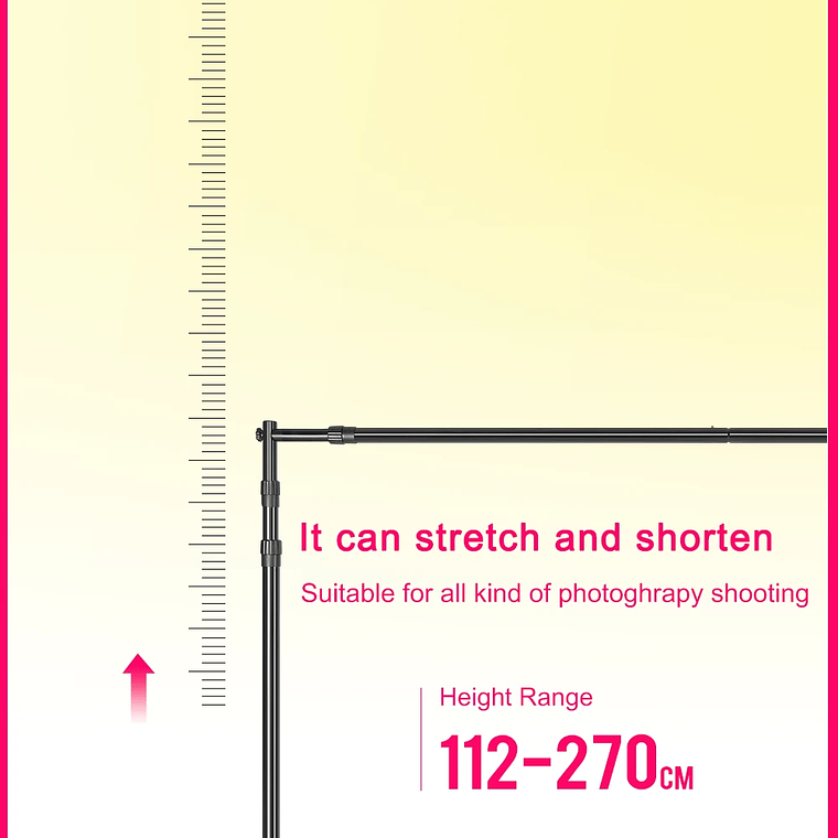 SHAluminum telón de fondo soporte marco sistema de soporte muselina pantalla verde con bolsa OXford para fotografía estudio fotográfico vídeo 28