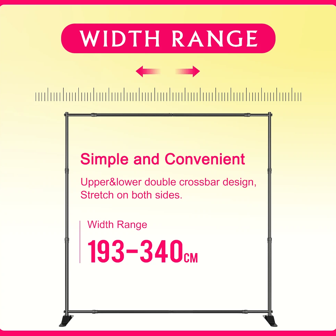 SHAluminum telón de fondo soporte marco sistema de soporte muselina pantalla verde con bolsa OXford para fotografía estudio fotográfico vídeo 29