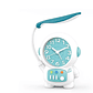 Modern Astronaut Alarm Clock with 2-in-1 Desk Lamp LED Illuminated Needle Display Plastic Material - Miniatura 5