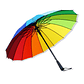 Umbrella Large Heavy Duty Solid Rainbow 16 - thumbnail 1